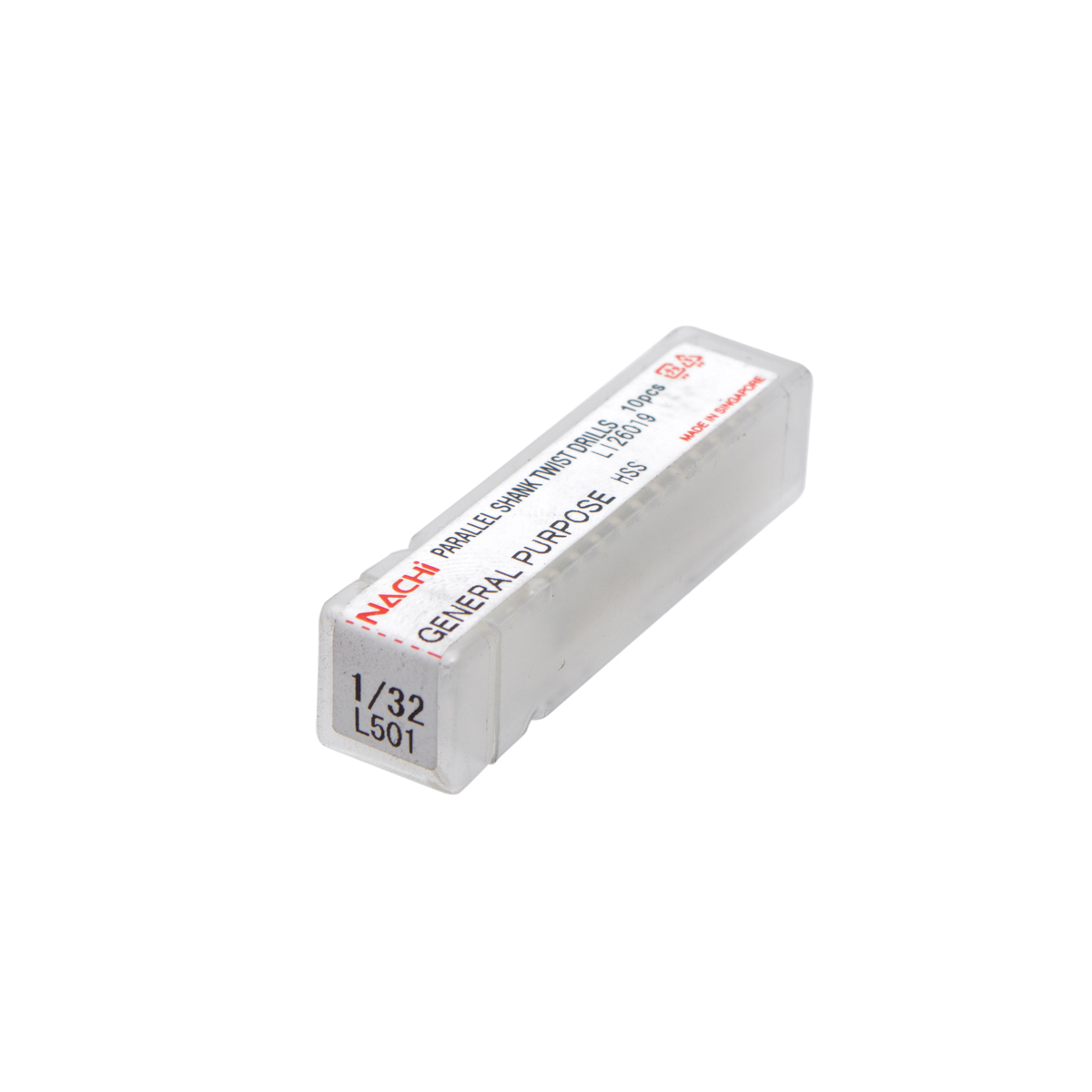 ดอกสว่านเจาะเหล็ก (สีดำ) L501_1/8" NACHI รุ่น NA0501_I0170 รูปที่ 4
