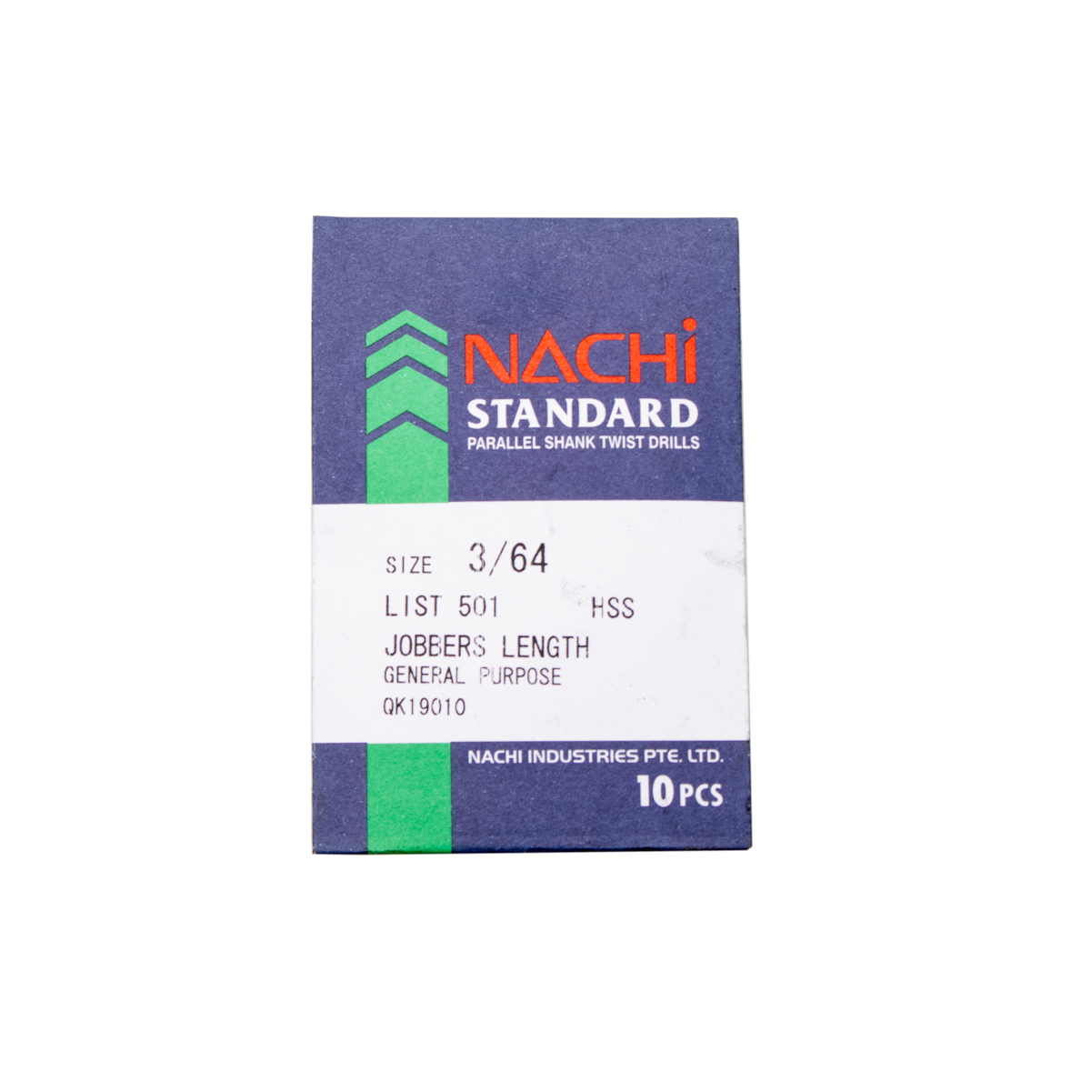 ดอกสว่านเจาะเหล็ก (สีดำ) L501_31/64" NACHI รุ่น NA0501_I0400 รูปที่ 4