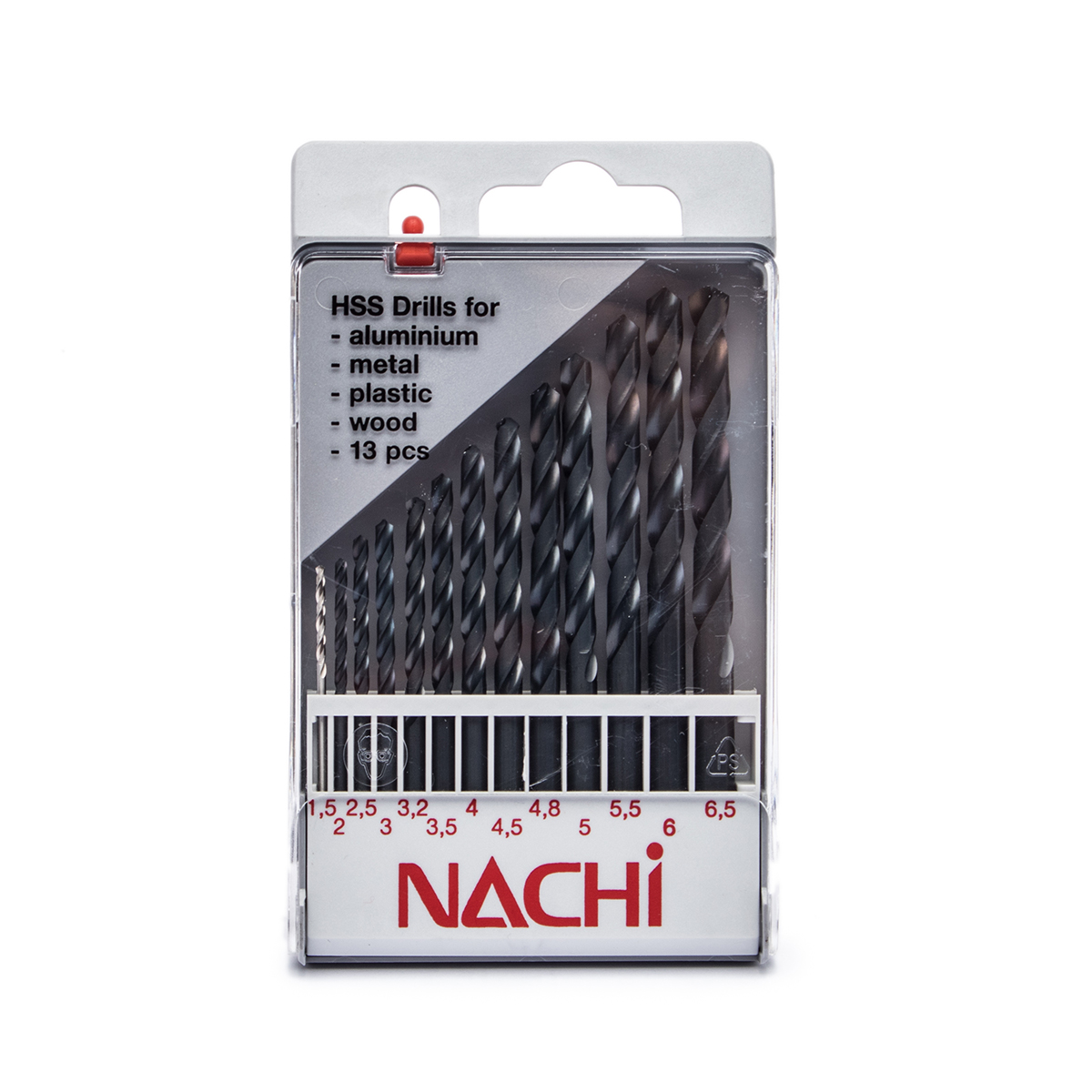 ชุดดอกสว่าน M-01(1.5-6.5 มม. 13 ดอก/ชุด) NACHI รุ่น NA0520_M01 ราคา ฿855.6