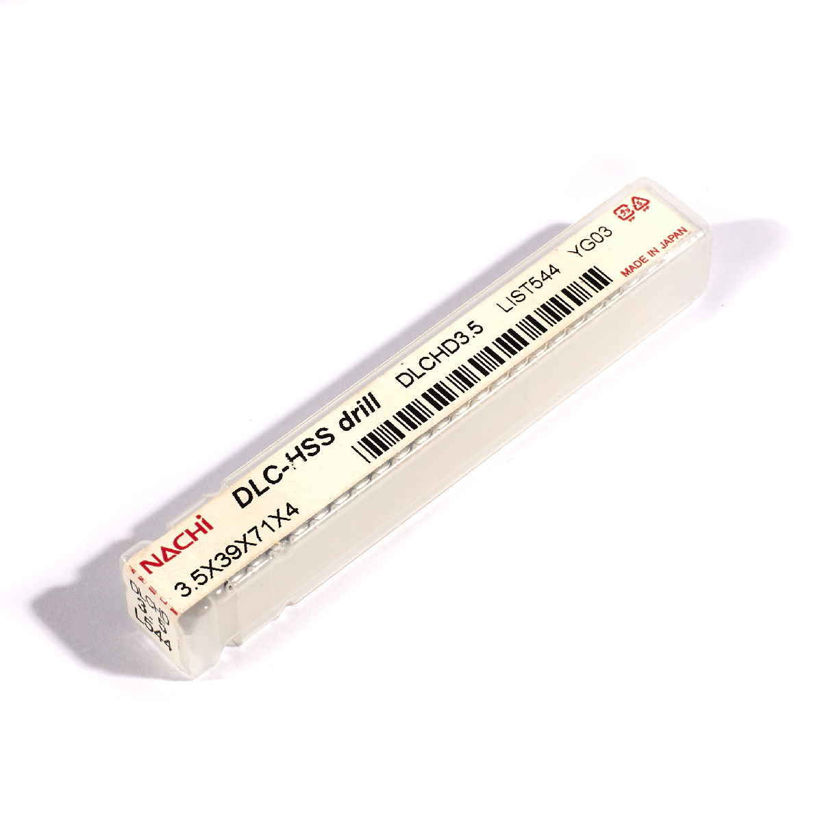 ดอกสว่าน DLC เจาะอะลูมิเนียม . ขนาด 3.5 มม. L544 NACHI รุ่น NA0544_0350 รูปที่ 4