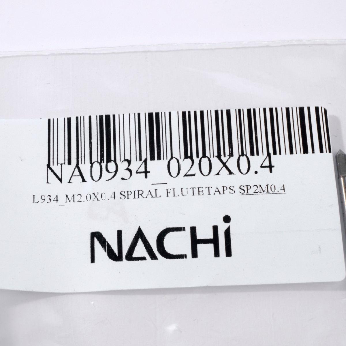 ดอกต๊าป L934_M2.0X0.4 SPIRAL FLUTETAPS NACHI รุ่น NA0934_020X0.4 รูปที่ 5