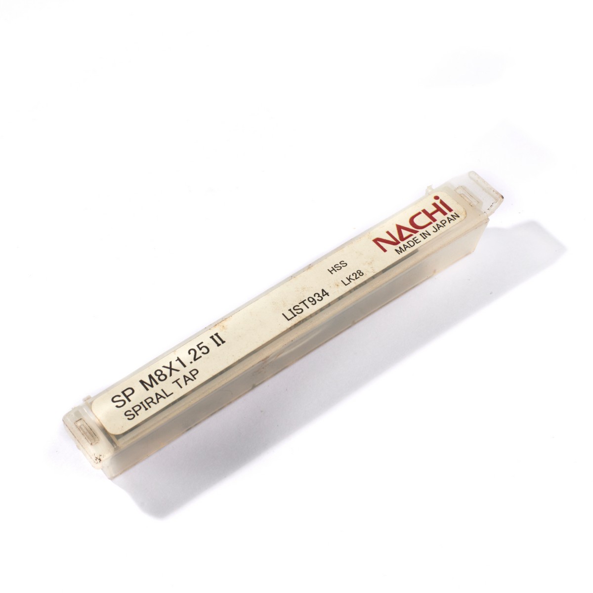 ดอกต๊าป L934_M8.0X1.25 SPIRAL FLUTETAPS NACHI รุ่น NA0934_080X1.25 รูปที่ 5