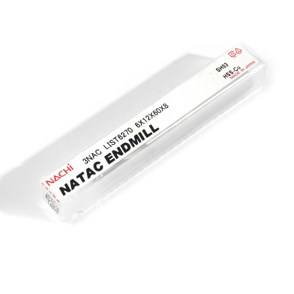 ดอกเอ็นมิลล์ NATAC 3 ฟัน . ขนาด 6.0 มม. L6270 NACHI รุ่น NA6270_0600 รูปที่ 5