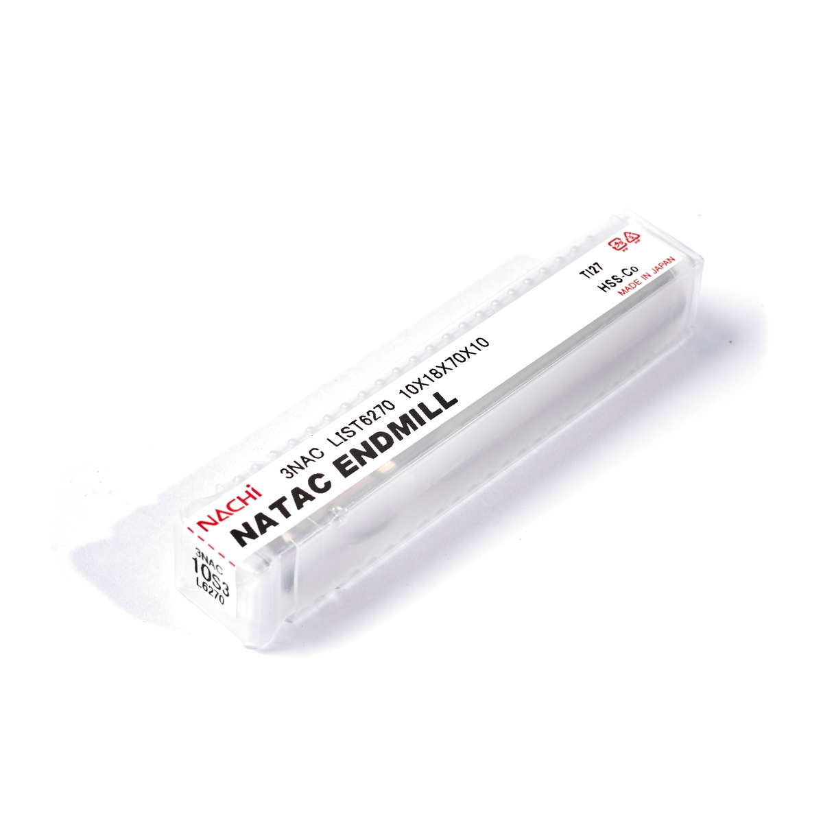 ดอกเอ็นมิลล์ NATAC 3 ฟัน . ขนาด 10.0 มม. L6270 NACHI รุ่น NA6270_1000 รูปที่ 4