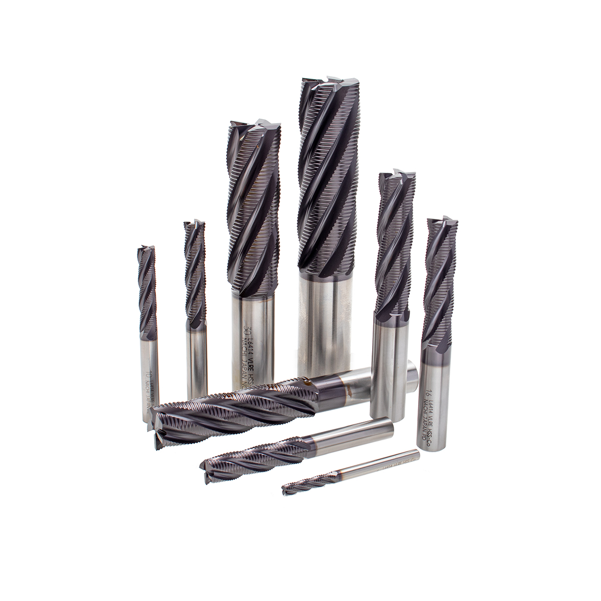 ดอกวิคตอรี่มิลล์เคลือบTiAlN กัดหยาบ ยาว VICTORY MILLS ROUGHING LONG ขนาด 10 มม. L6414 NACHI รุ่น NA6414_1000 ราคา ฿2,596
