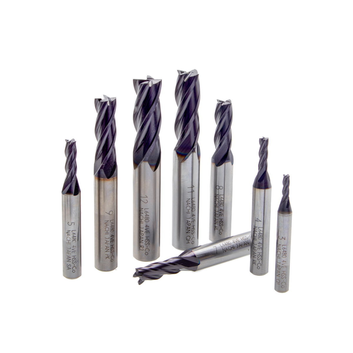 วิคตอรีมิลล์เคลือบ TIALN 4F ขนาด 12.0 มม. L6480 NACHI รุ่น NA6480_1200 ราคา ฿1,065.6