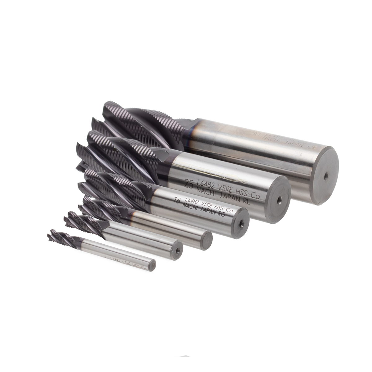 ดอกวิคตอรี่มิลล์เคลือบTiAlN กัดหยาบ สั้น VICTORY MILLS ROUGHING ขนาด 8.0 มม. L6482 NACHI รุ่น NA6482_0800 รูปที่ 3