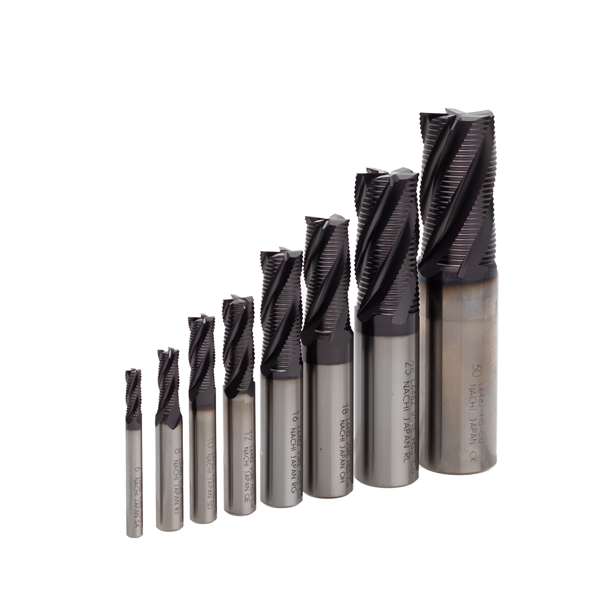 ดอกวิคตอรี่มิลล์เคลือบTiAlN กัดหยาบ สั้น VICTORY MILLS ROUGHING ขนาด 8.0 มม. L6482 NACHI รุ่น NA6482_0800 รูปที่ 4