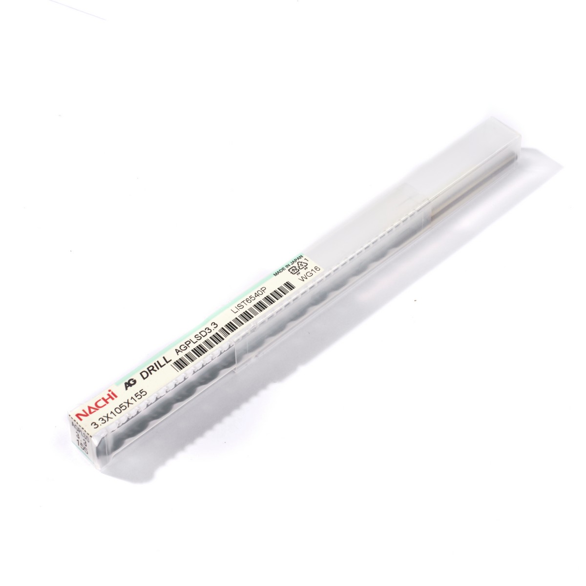 NACHI L6540P 3.3 MM High-Speed Drill Bit, End Mill Shank, X155 LONG DRILLS (SPECIAL) Model NA6540P0330X155 photo 5