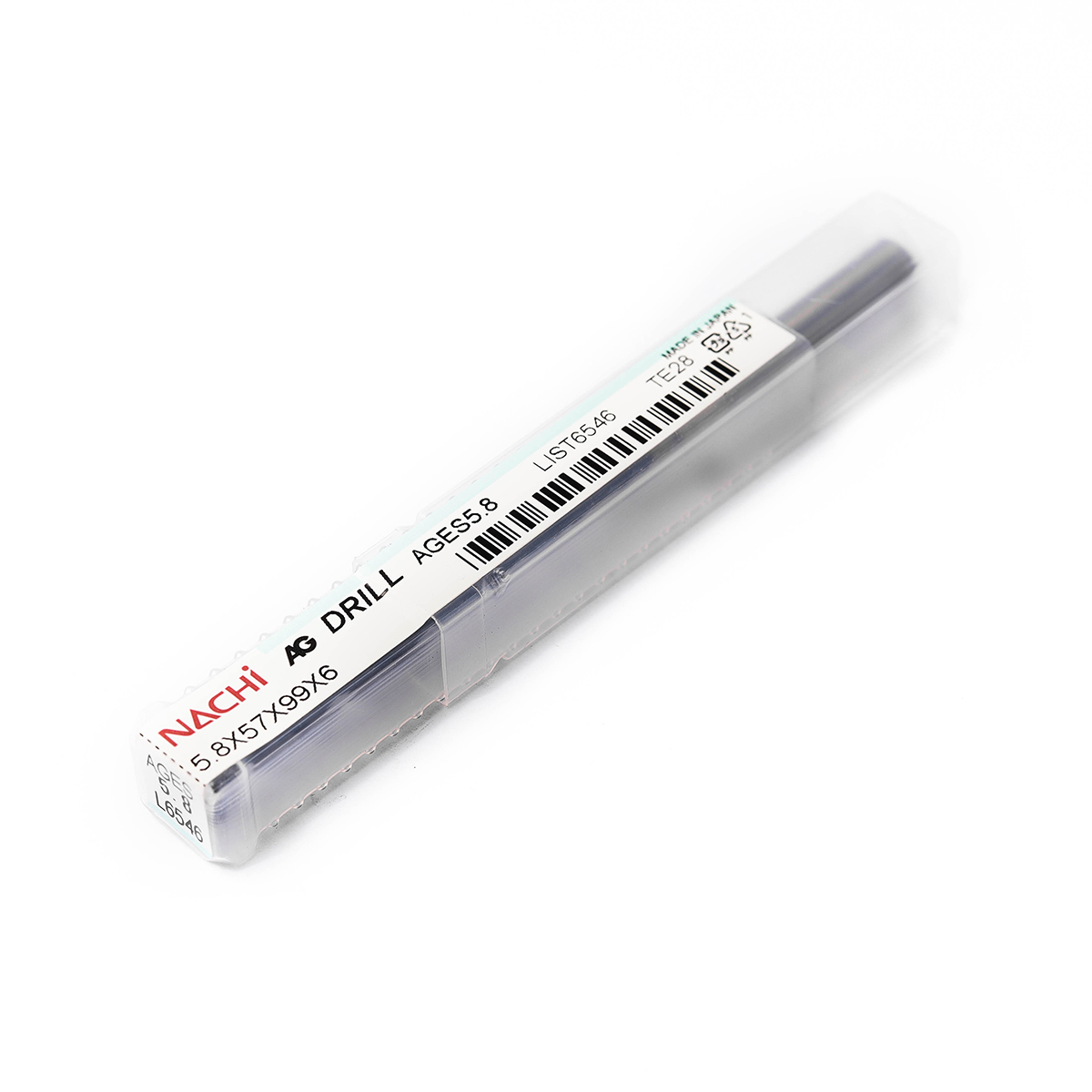 ดอกสว่านไฮสปีด AGES DRILL ขนาด 5.8 มม. L6546 NACHI รุ่น NA6546_0580 รูปที่ 4