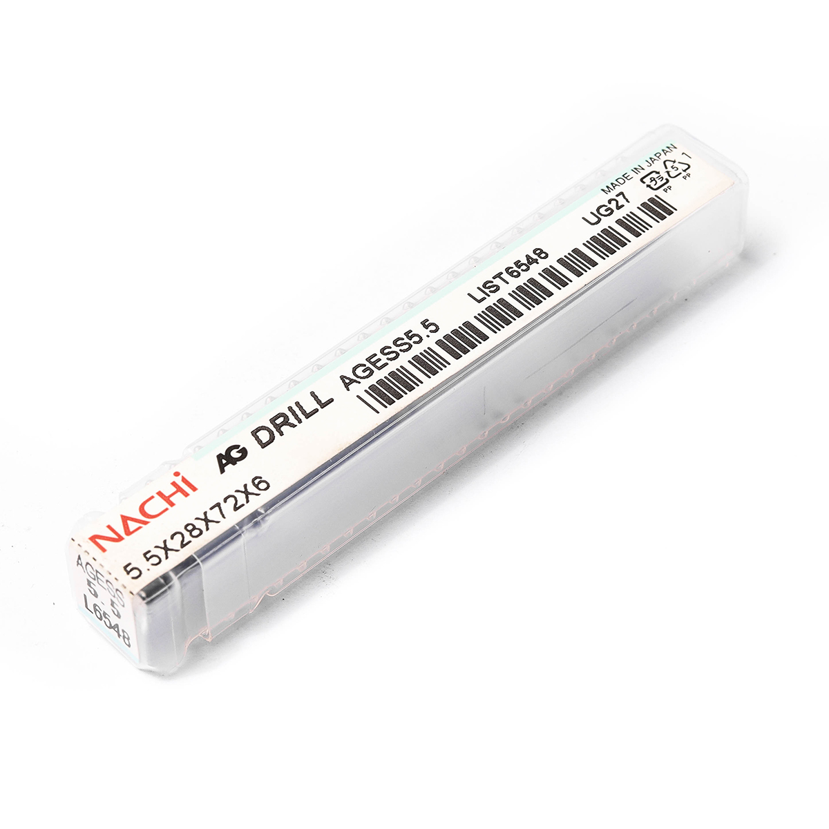 ดอกสว่านไฮสปีด AG-ESS DRILL ขนาด 5.5 มม. L6548 NACHI รุ่น NA6548_0550 รูปที่ 4