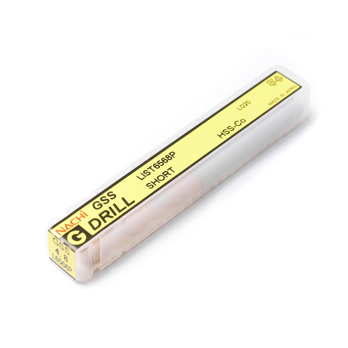 ดอกสว่านไฮสปีดโคบอลต์สีทอง ขนาด 4.8 มม. L6568P NACHI รุ่น NA6568P0480 รูปที่ 4