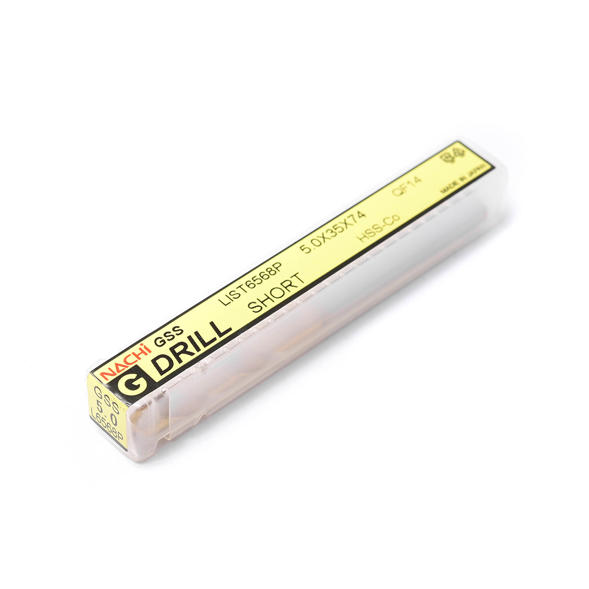 ดอกสว่านไฮสปีดโคบอลต์สีทอง . ขนาด 5.0 มม. L6568P NACHI รุ่น NA6568P0500 รูปที่ 4
