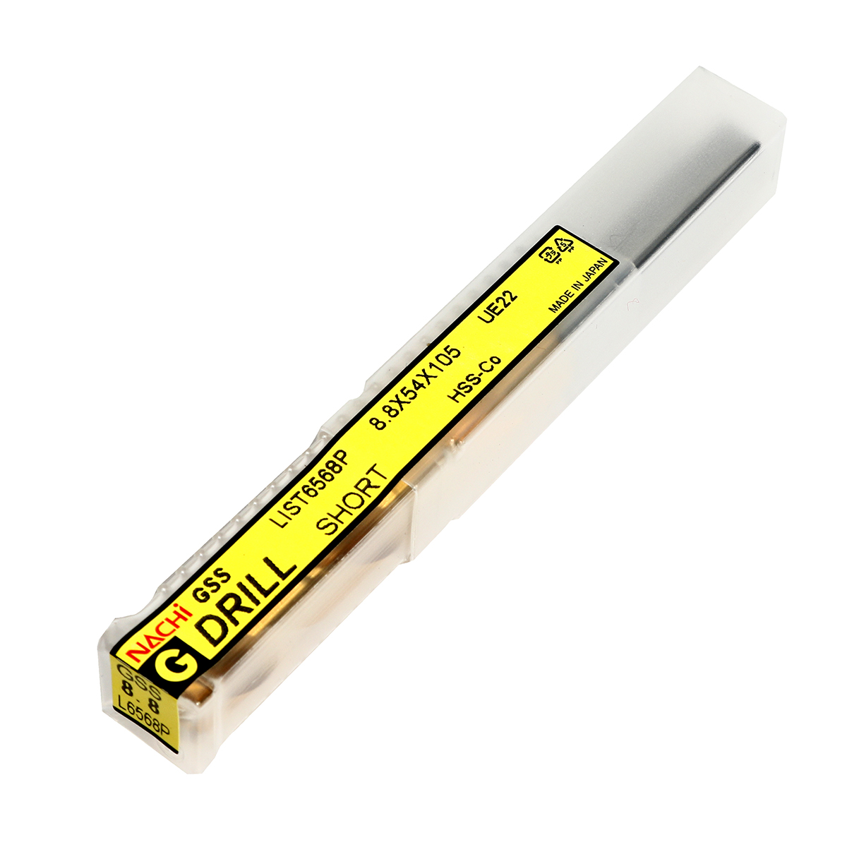 ดอกสว่านไฮสปีดโคบอลต์สีทอง ขนาด 8.8 มม. L6568P NACHI รุ่น NA6568P0880 รูปที่ 4