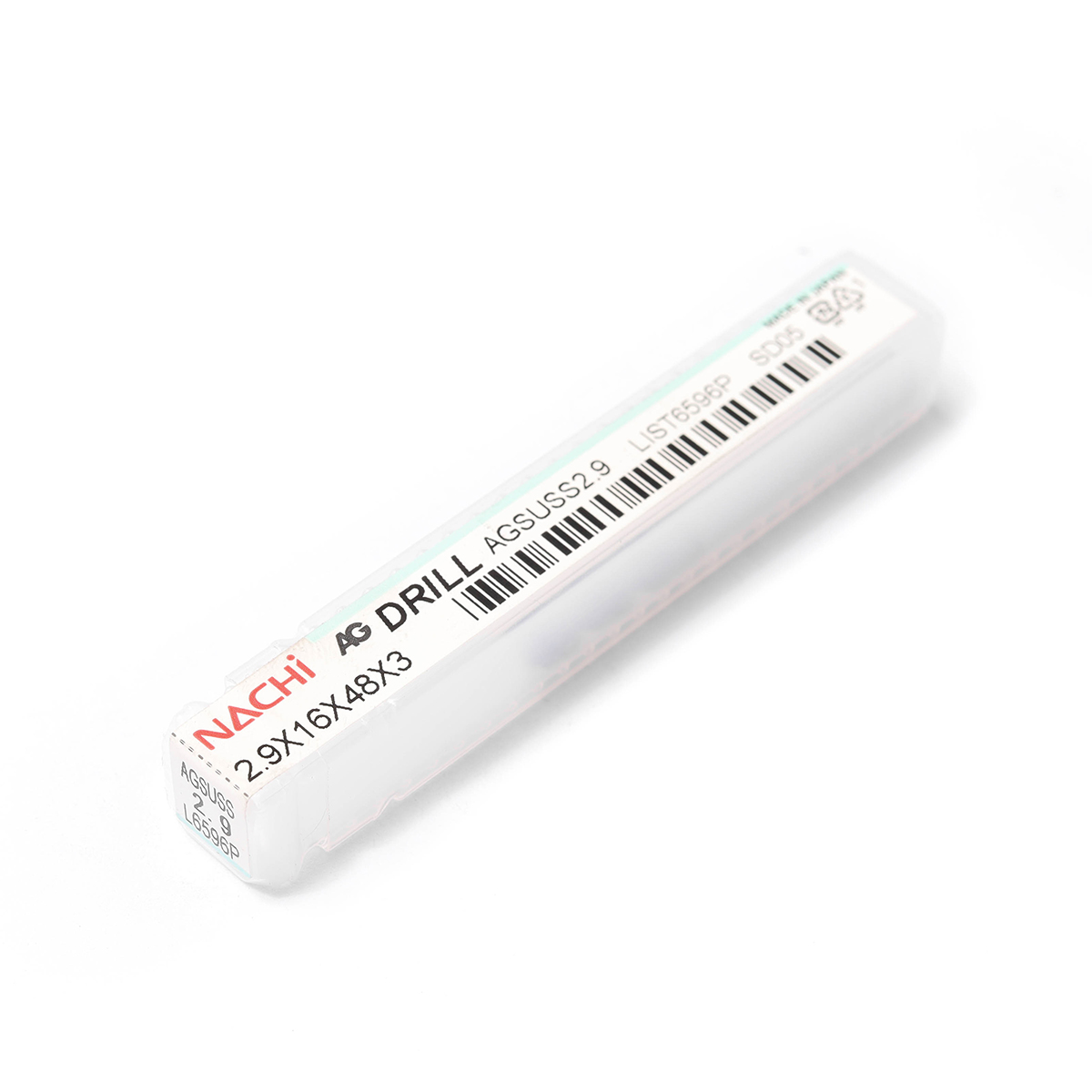 ดอกสว่านเคลือบ AG สั้น ขนาด 2.9 มม. L6596P NACHI รุ่น NA6596P_0290 รูปที่ 4
