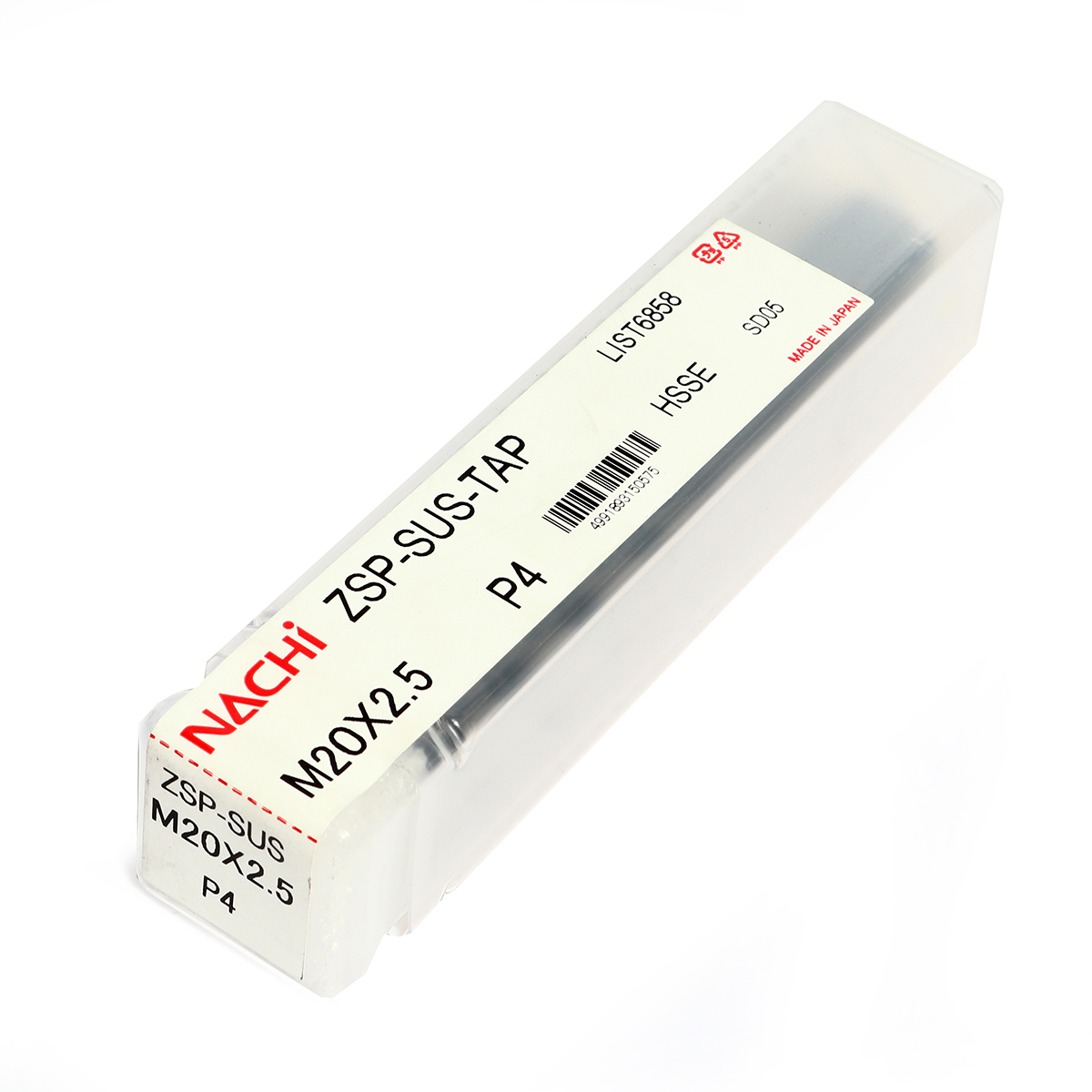 ต๊าปร่องเกลียว SUS L6858_M20X2.5 HYPER Z NACHI รุ่น NA6858_200X0250 รูปที่ 4