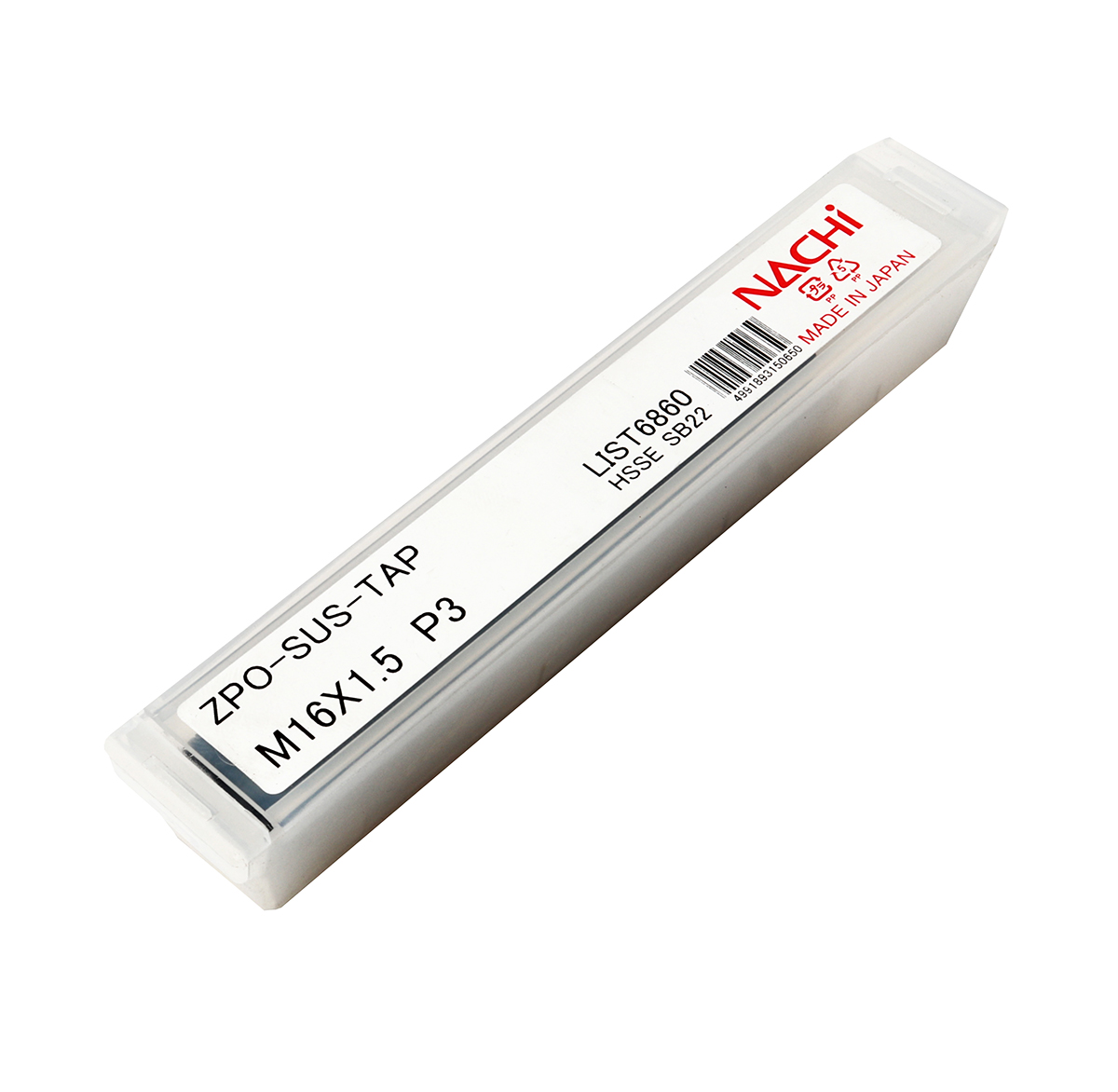 ต๊าปร่องตรง SUS L6860_M16X1.5 HYPER Z NACHI รุ่น NA6860_160X0150 รูปที่ 4