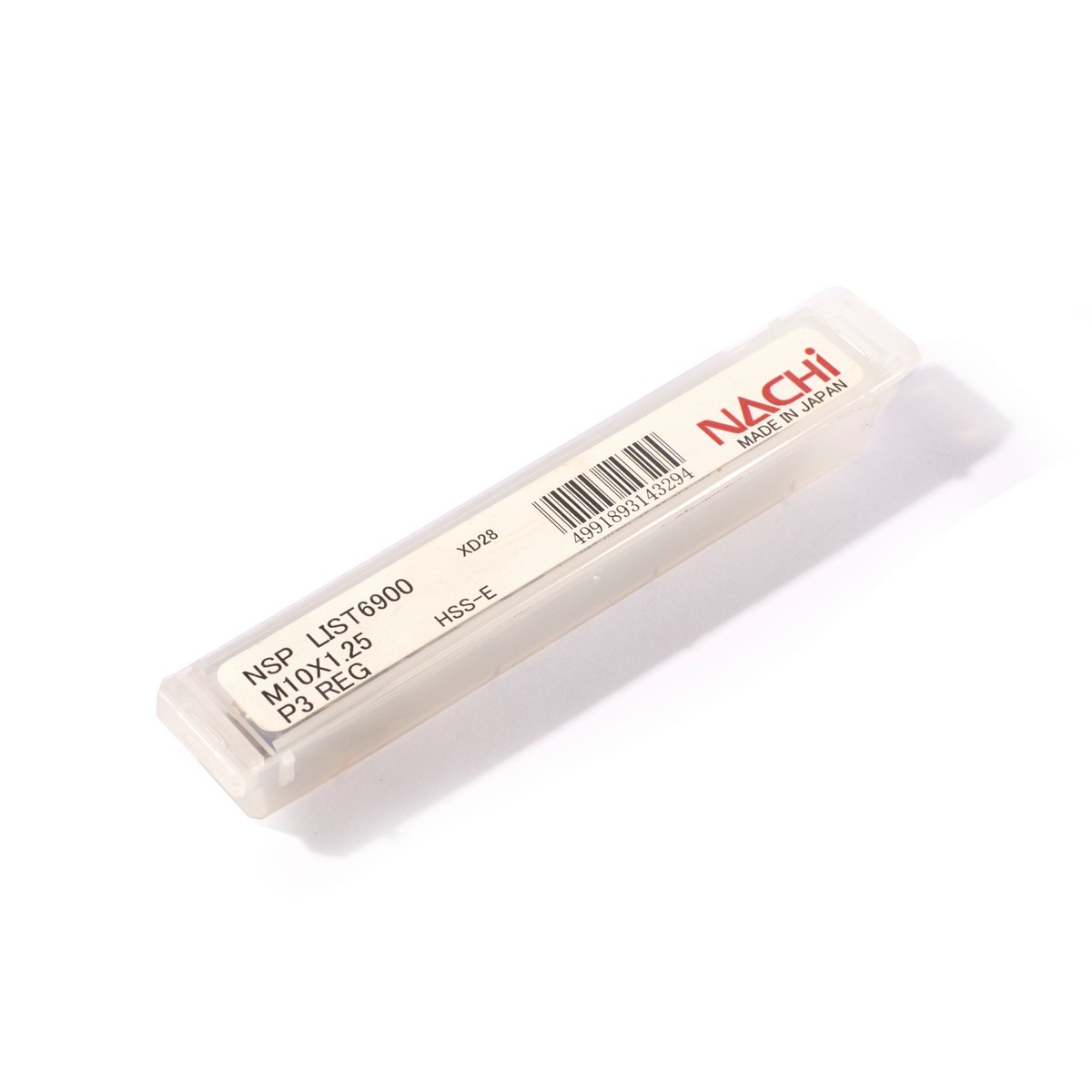 ดอกต๊าปเกลียวสีเงิน L6900_M10.0X1.25 NACHI รุ่น NA6900_100X0125 รูปที่ 5