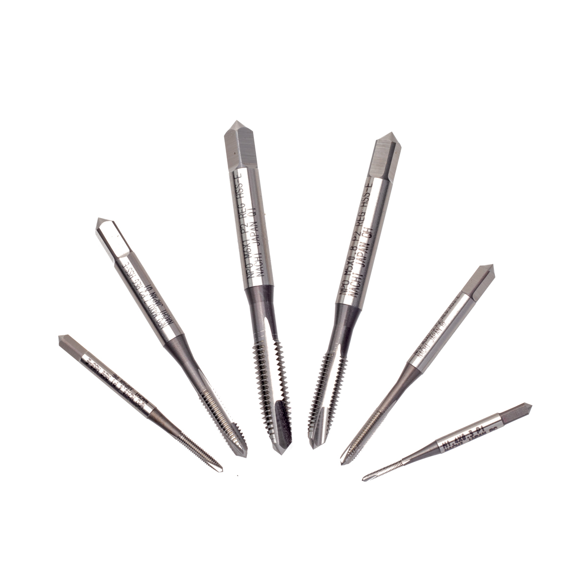ดอกต๊าปร่องตรงสีเงิน L6906_M8.0X1.25 NACHI รุ่น NA6906_080X0125 รูปที่ 4
