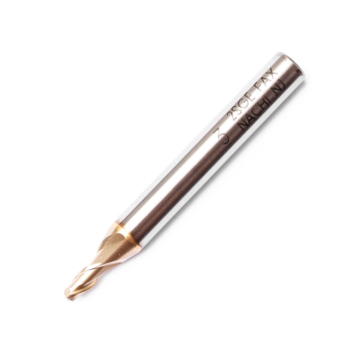 ดอกเอ็นมิลล์เคลือบ SG 2 ฟัน SG-FAX ENDMILL2-FLUTE ขนาด 3.0 มม. L7472P NACHI รุ่น NA7472P0300 ราคา ฿1,254
