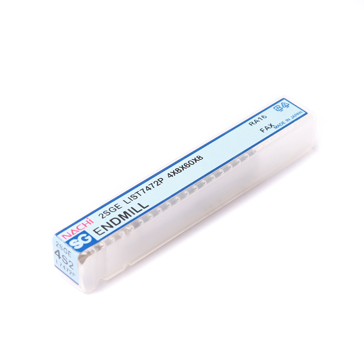 ดอกเอ็นมิลล์เคลือบ SG 2 ฟัน SG-FAX ENDMILL2-FLUTE ขนาด 4.0 มม. L7472P NACHI รุ่น NA7472P0400 รูปที่ 4