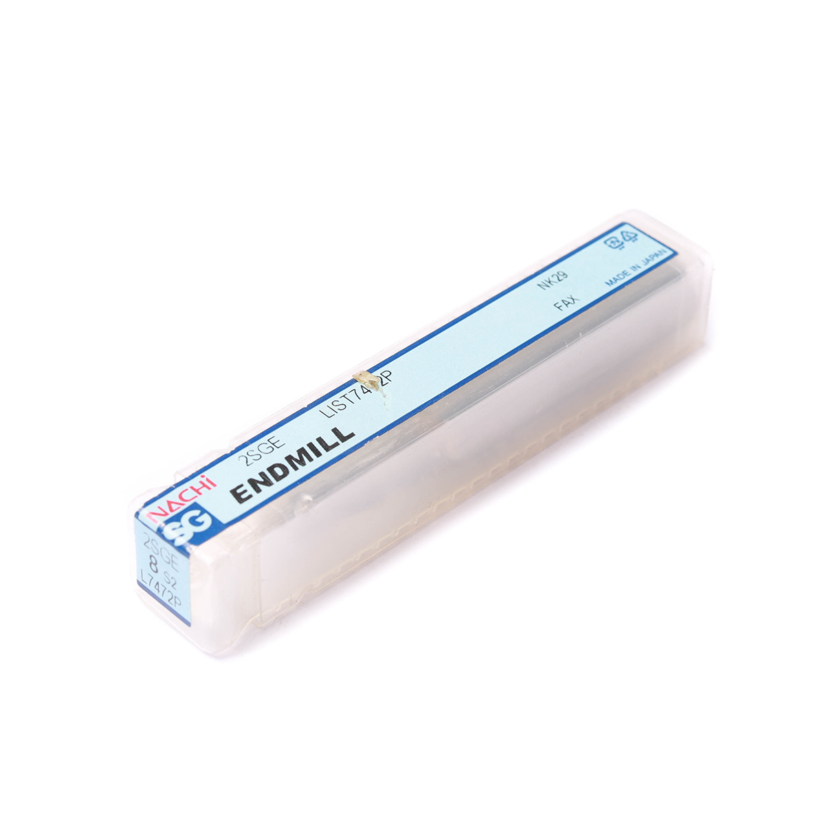 ดอกเอ็นมิลล์เคลือบ SG 2 ฟัน SG-FAX ENDMILL2-FLUTE ขนาด 8.0 มม. L7472P NACHI รุ่น NA7472P0800 รูปที่ 4