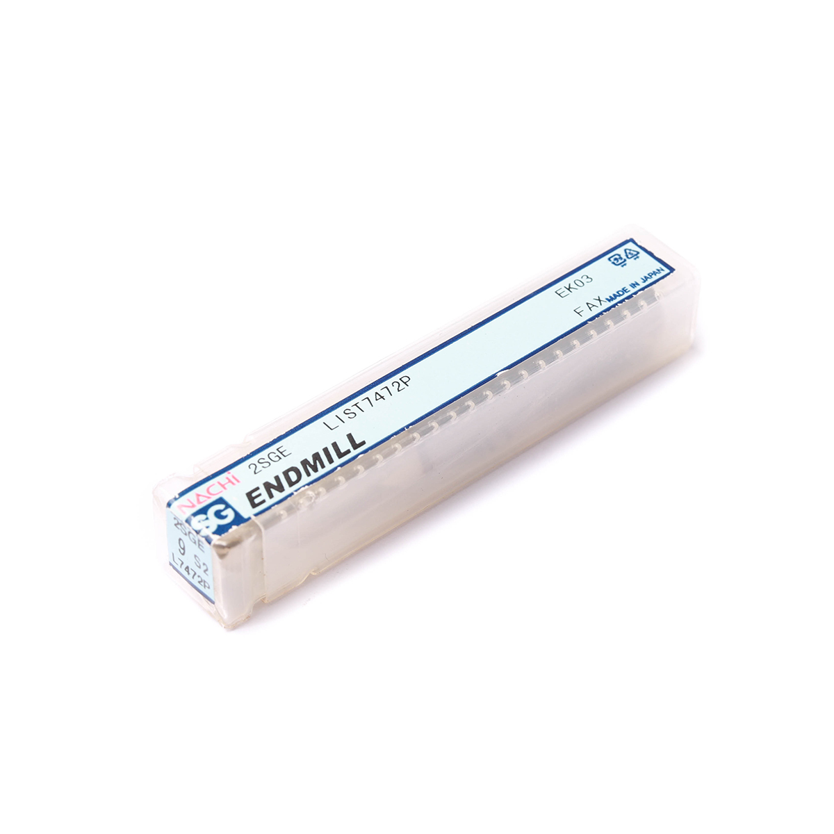 ดอกเอ็นมิลล์เคลือบ SG 2 ฟัน SG-FAX ENDMILL2-FLUTE ขนาด 9.0 มม. L7472P NACHI รุ่น NA7472P0900 รูปที่ 4