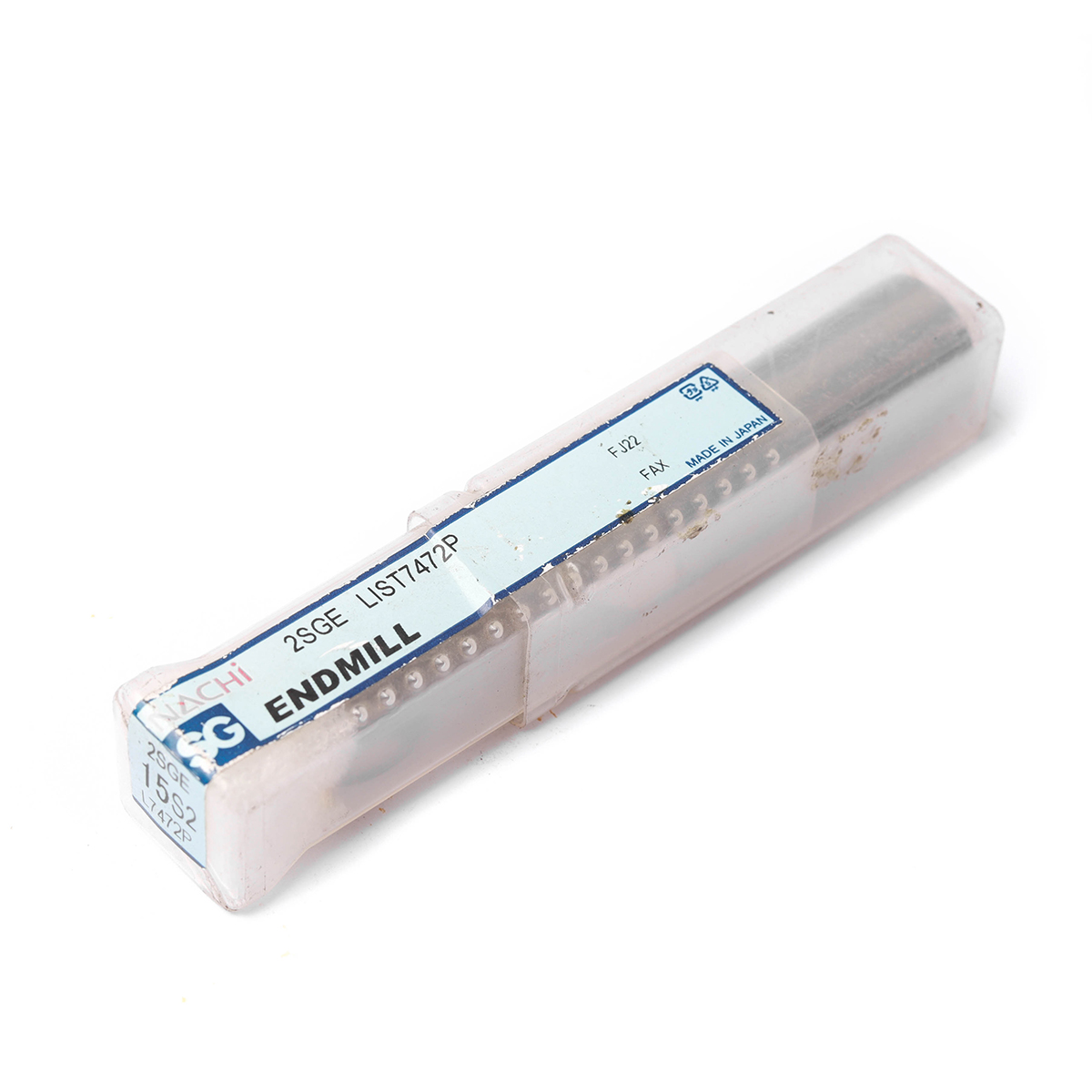 ดอกเอ็นมิลล์เคลือบ SG 2 ฟัน SG-FAX ENDMILL2-FLUTE ขนาด 15.0 มม. L7472P NACHI รุ่น NA7472P1500 รูปที่ 4