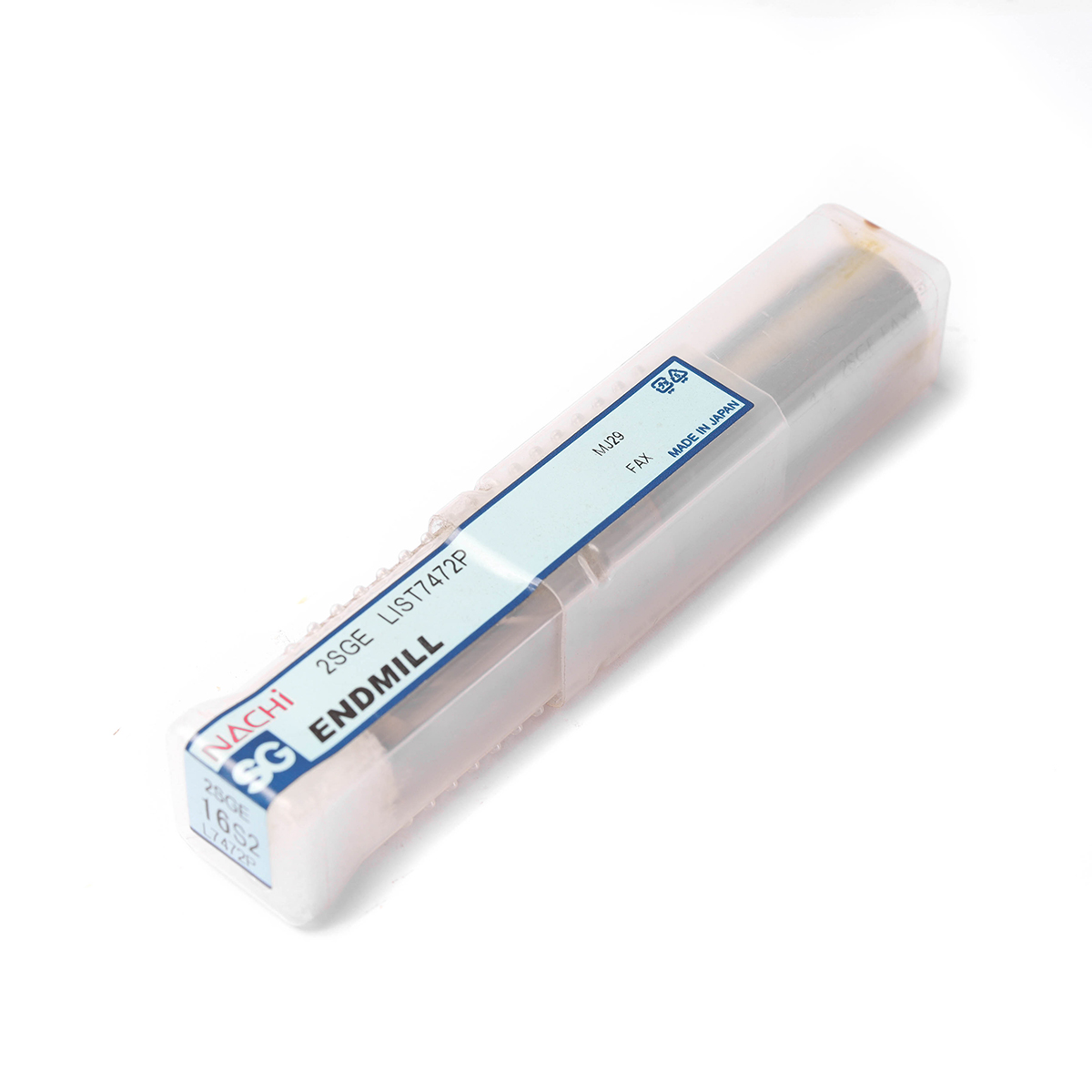 ดอกเอ็นมิลล์เคลือบ SG 2 ฟัน SG-FAX ENDMILL2-FLUTE ขนาด 16.0 มม. L7472P NACHI รุ่น NA7472P1600 รูปที่ 4