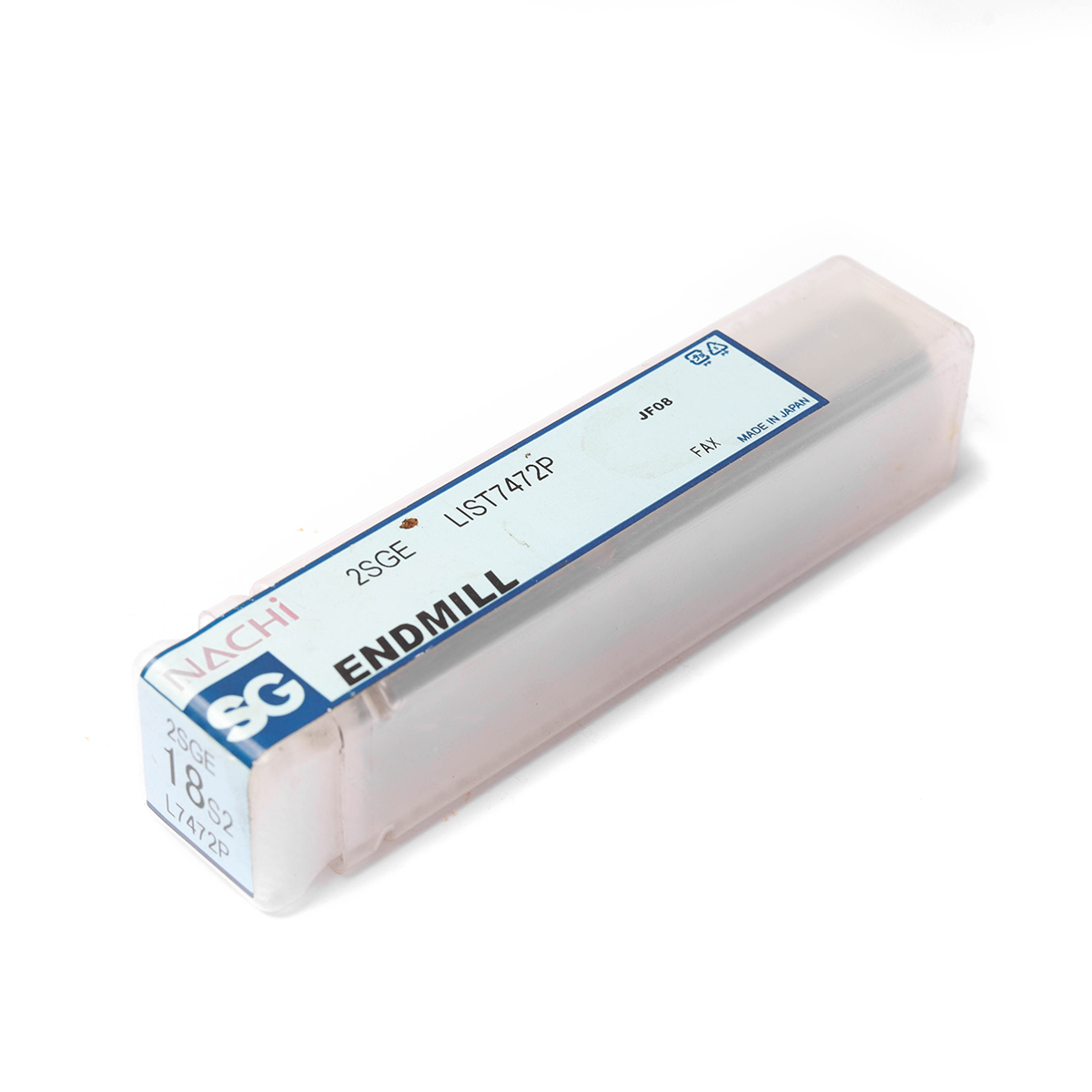 ดอกเอ็นมิลล์เคลือบ SG 2 ฟัน SG-FAX ENDMILL2-FLUTE ขนาด 18.0 มม. L7472P NACHI รุ่น NA7472P1800 รูปที่ 4