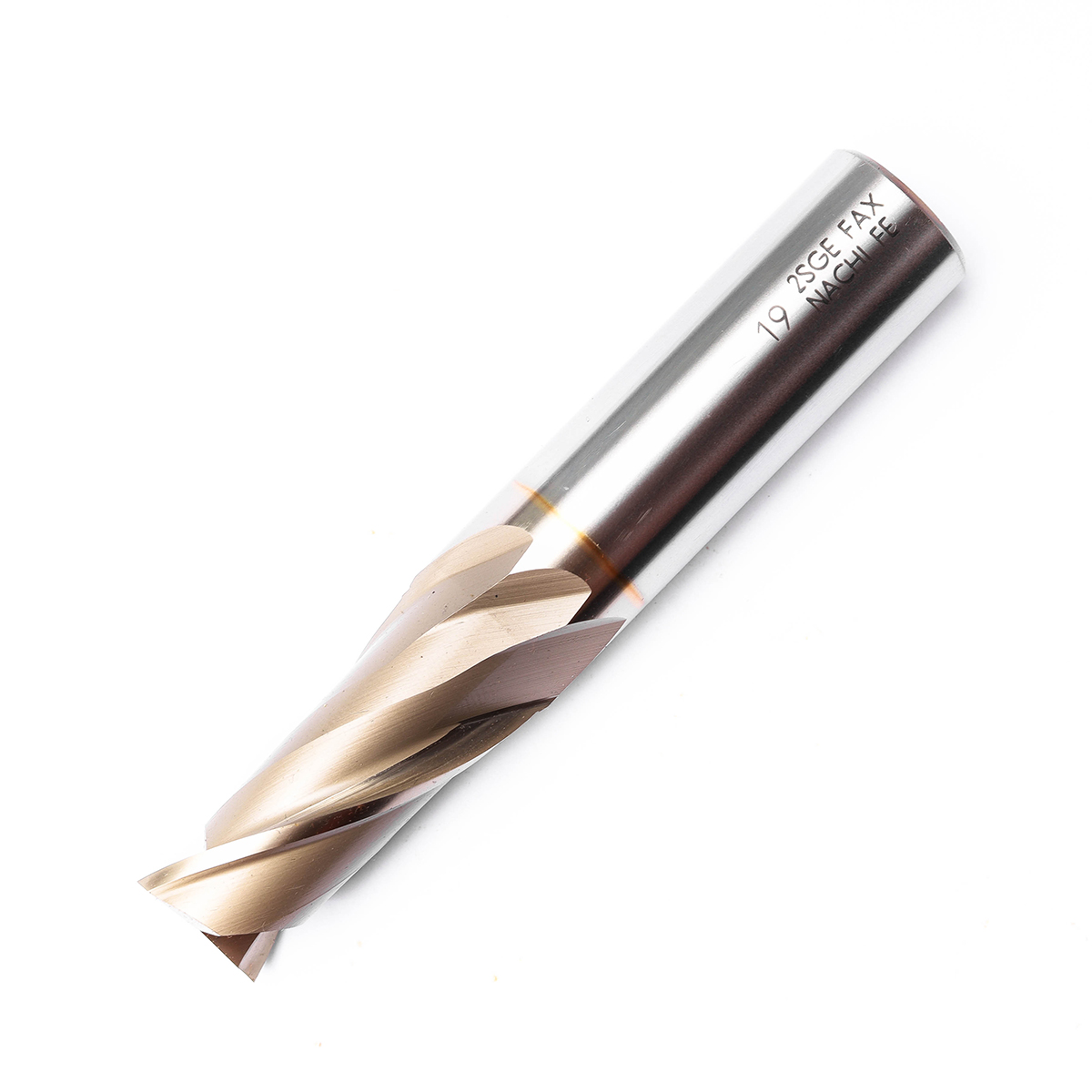 ดอกเอ็นมิลล์เคลือบ SG 2 ฟัน SG-FAX ENDMILL2-FLUTE ขนาด 19.0 มม. L7472P NACHI รุ่น NA7472P1900 ราคา ฿4,521