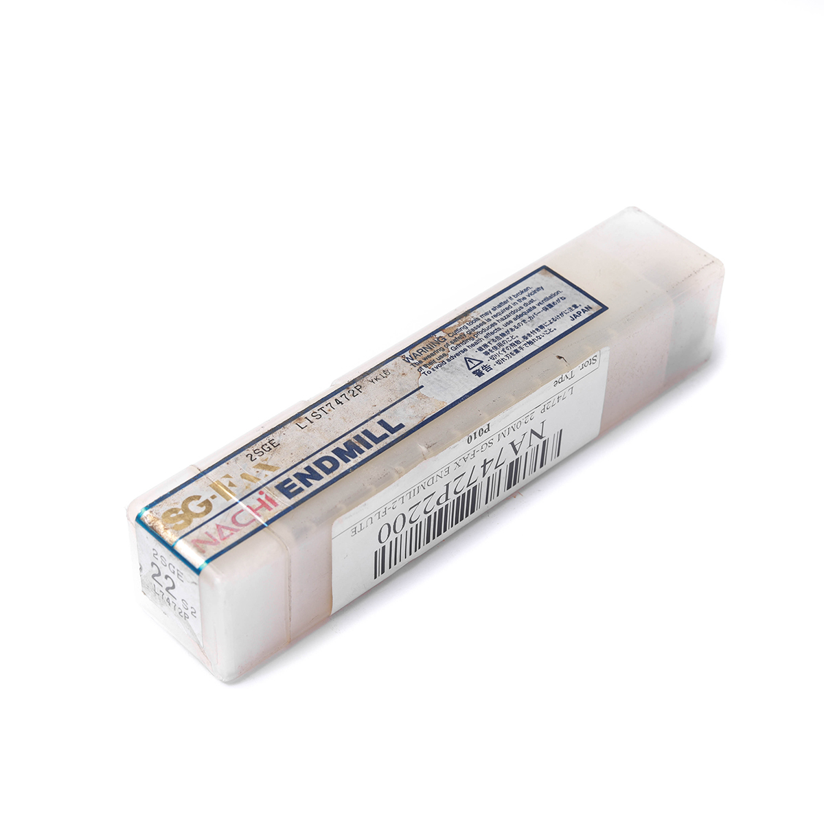 ดอกเอ็นมิลล์เคลือบ SG 2 ฟัน SG-FAX ENDMILL2-FLUTE ขนาด 22.0 มม. L7472P NACHI รุ่น NA7472P2200 รูปที่ 4
