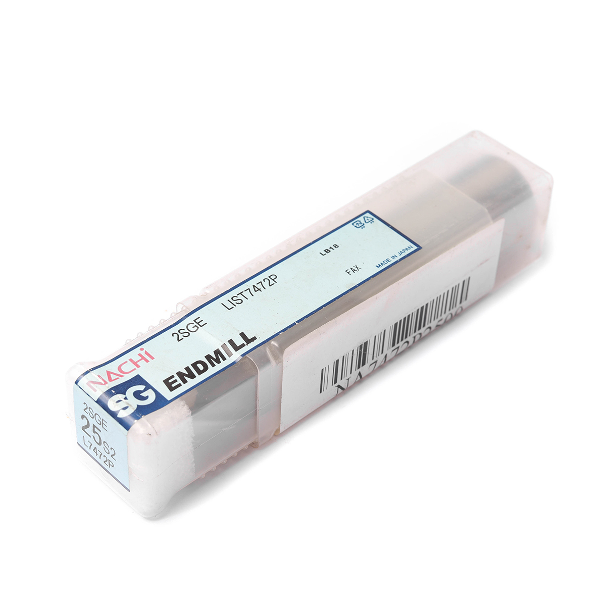 ดอกเอ็นมิลล์เคลือบ SG 2 ฟัน SG-FAX ENDMILL2-FLUTE ขนาด 25.0 มม. L7472P NACHI รุ่น NA7472P2500 รูปที่ 4