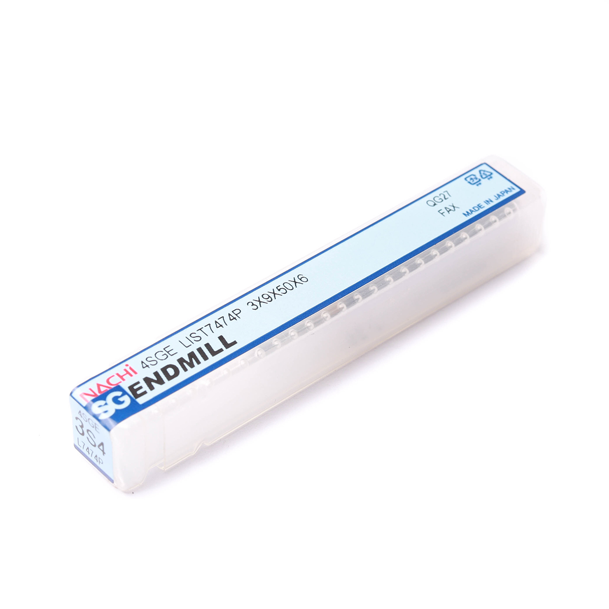 ดอกเอ็นมิลล์เคลือบ SG 4 ฟัน SG-FAX ENDMILL4-FLUTE ขนาด 3.0 มม. L7474P NACHI รุ่น NA7474P0300 รูปที่ 4