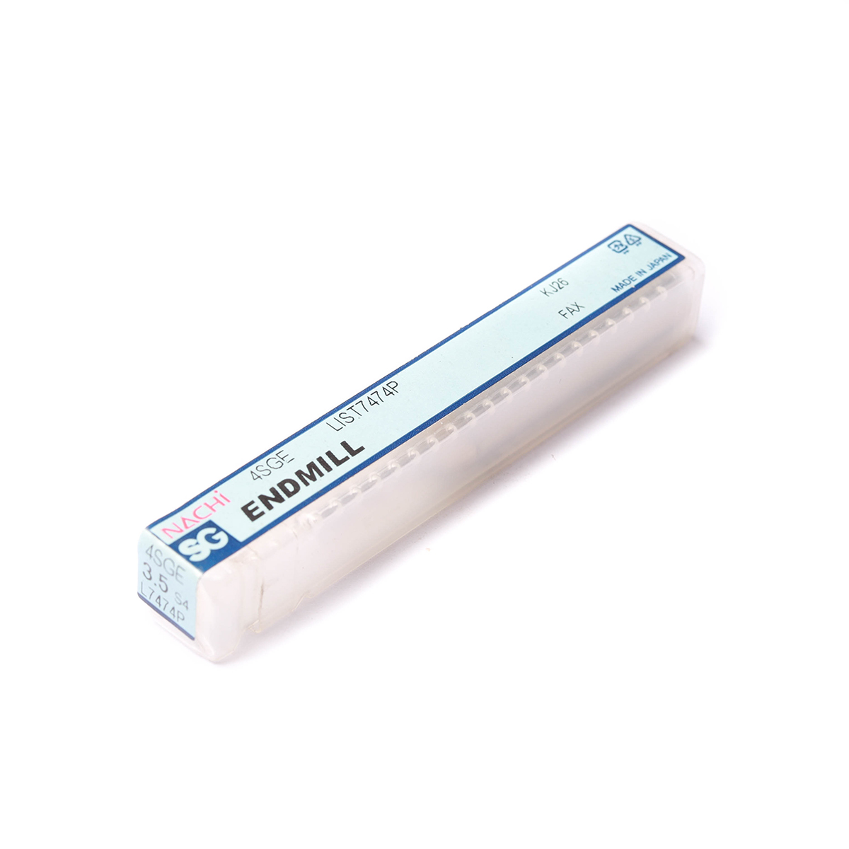ดอกเอ็นมิลล์เคลือบ SG 4 ฟัน SG-FAX ENDMILL4-FLUTE ขนาด 3.5 มม. L7474P NACHI รุ่น NA7474P0350 รูปที่ 4