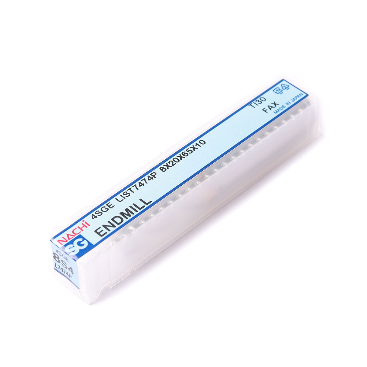 ดอกเอ็นมิลล์เคลือบ SG 4 ฟัน SG-FAX ENDMILL4-FLUTE ขนาด 8.0 มม. L7474P NACHI รุ่น NA7474P0800 รูปที่ 4