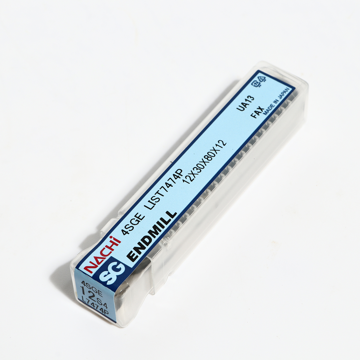 ดอกเอ็นมิลล์เคลือบ SG 4 ฟัน SG-FAX ENDMILL4-FLUTE ขนาด 12.0 มม. L7474P NACHI รุ่น NA7474P1200 รูปที่ 4