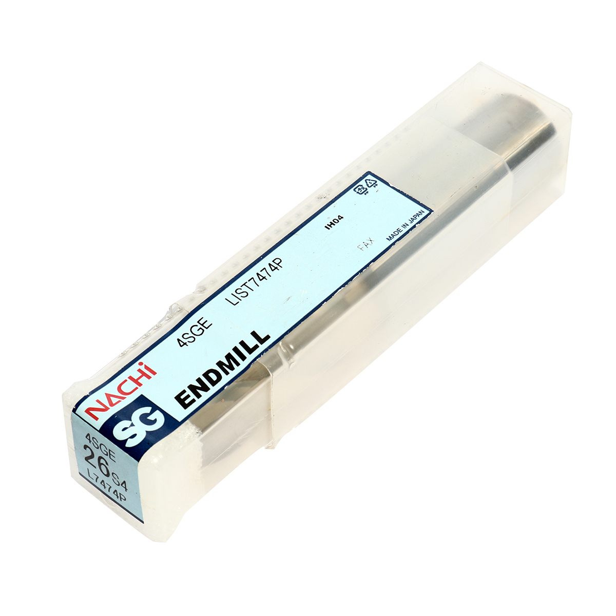 ดอกเอ็นมิลล์เคลือบ SG 4 ฟัน SG-FAX ENDMILL4-FLUTE ขนาด 26.0 มม. L7474P NACHI รุ่น NA7474P2600 รูปที่ 4