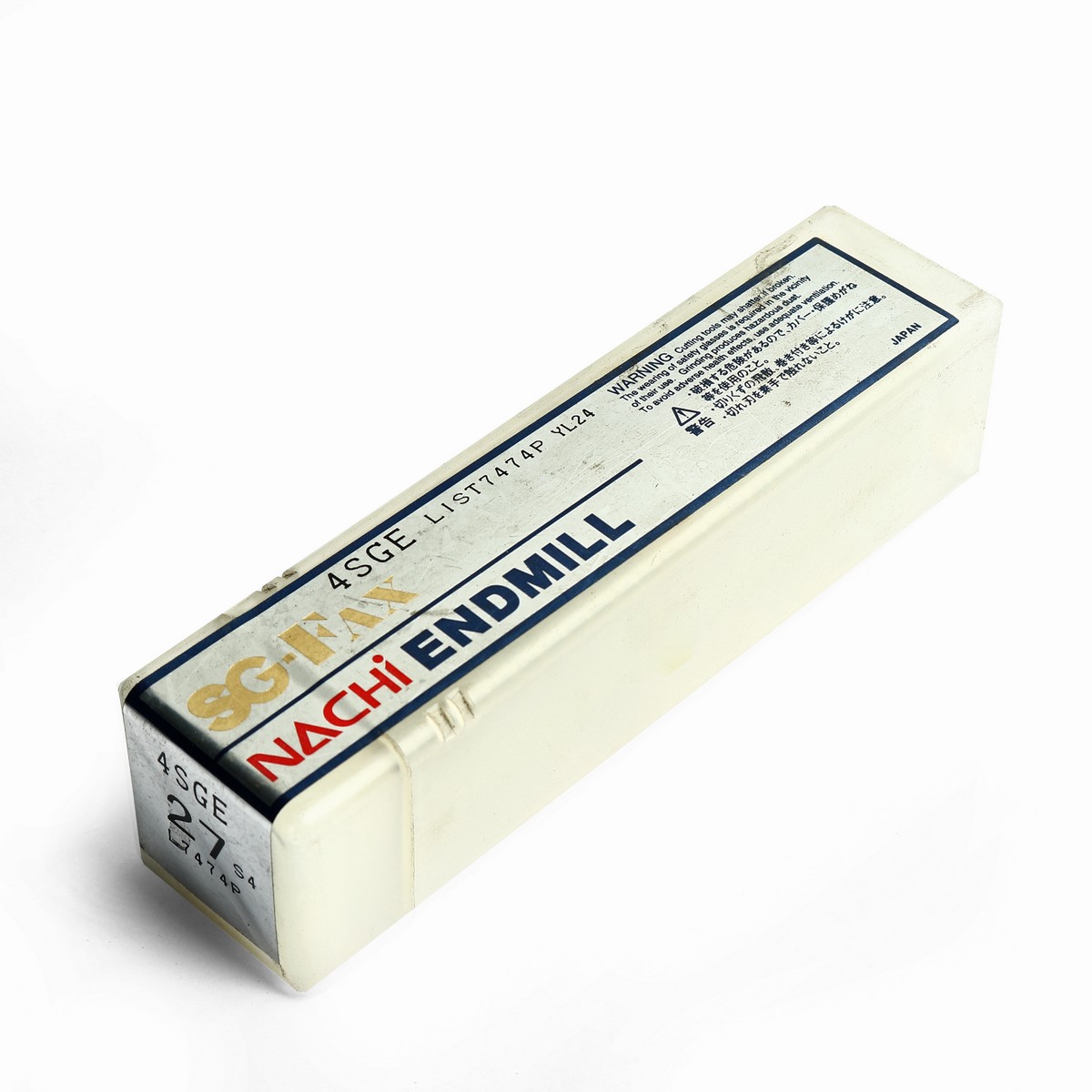 ดอกเอ็นมิลล์เคลือบ SG 4 ฟัน SG-FAX ENDMILL4-FLUTE ขนาด 27.0 มม. L7474P NACHI รุ่น NA7474P2700 รูปที่ 4