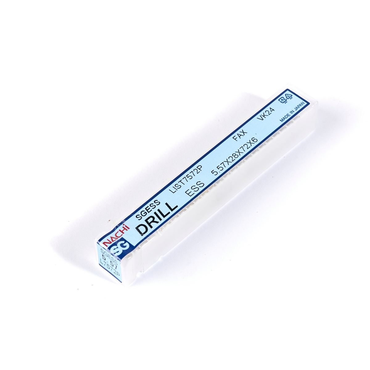 ดอกสว่าน PM-HSS SG-ESS ขนาด 5.57 มม. L7572P NACHI รุ่น NA7572P0557 รูปที่ 5