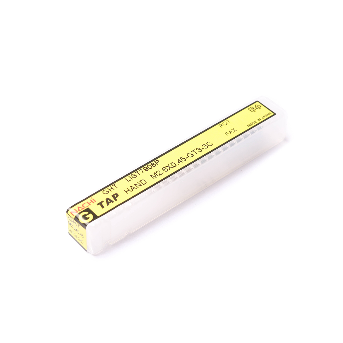 ดอกต๊าป L7908P_M2.6X0.45X3C G HAND TAPS NACHI รุ่น NA7908P026X0.45 รูปที่ 4