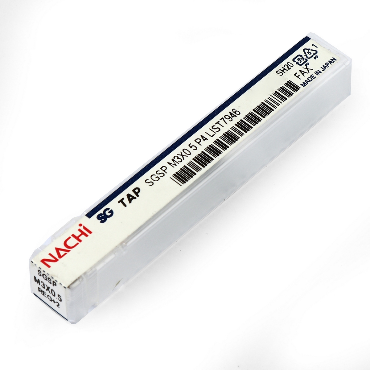 NACHI SG Spiral Flute Tap L7946_M3X0.5 R+2 Model NA7946_030X0050X02 photo 4
