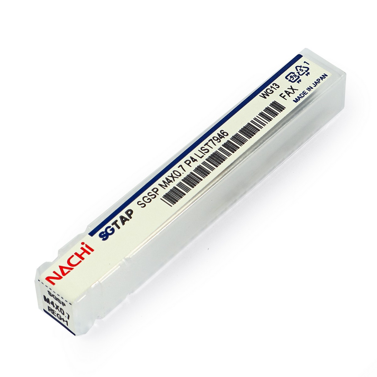 ดอกต๊าปร่องเกลียว SG L7946_M4.0X0.7 NACHI รุ่น NA7946_040X0070 รูปที่ 4