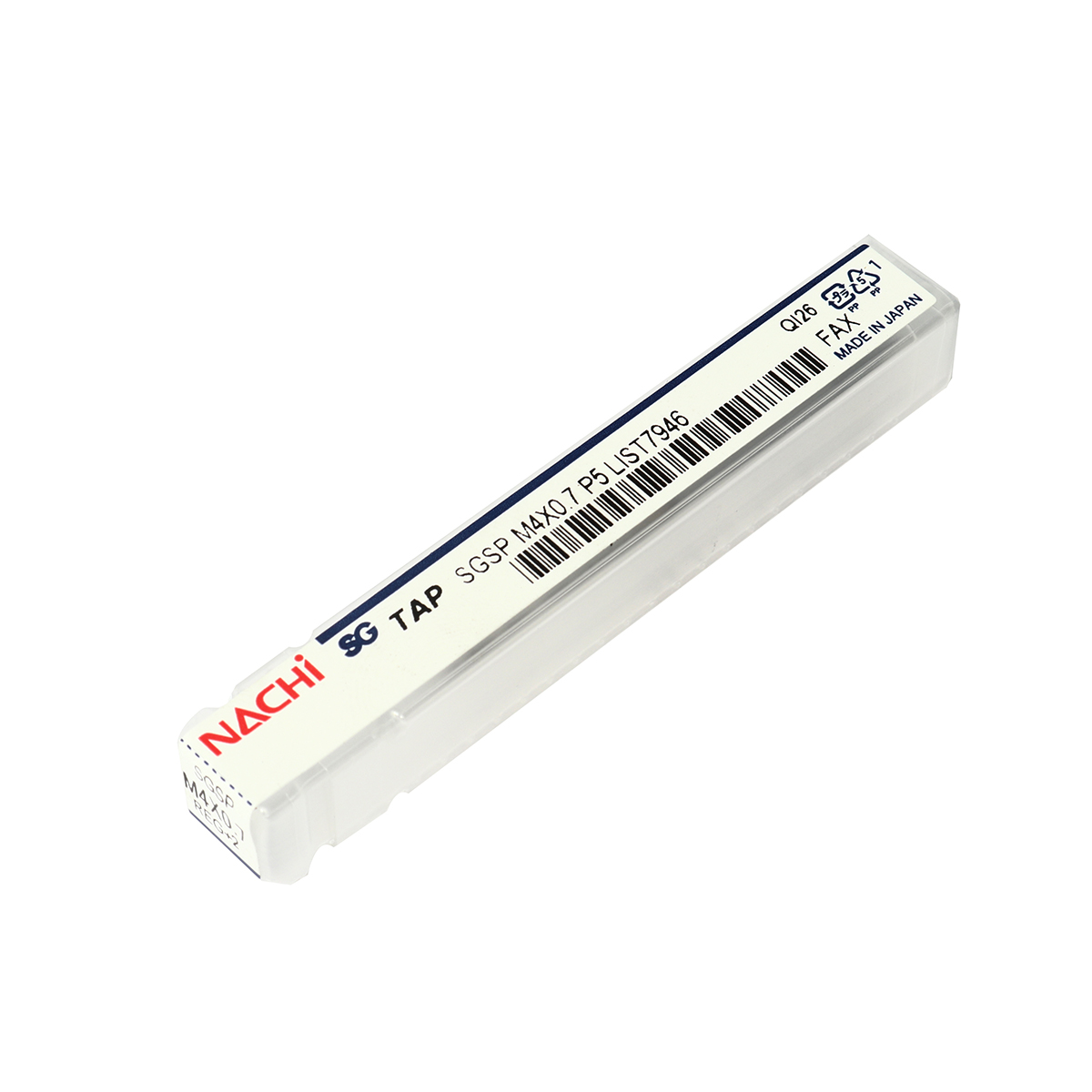 ดอกต๊าปร่องเกลียว SG L7946_M4X0.7 R+2 NACHI รุ่น NA7946_040X0070X02 รูปที่ 4