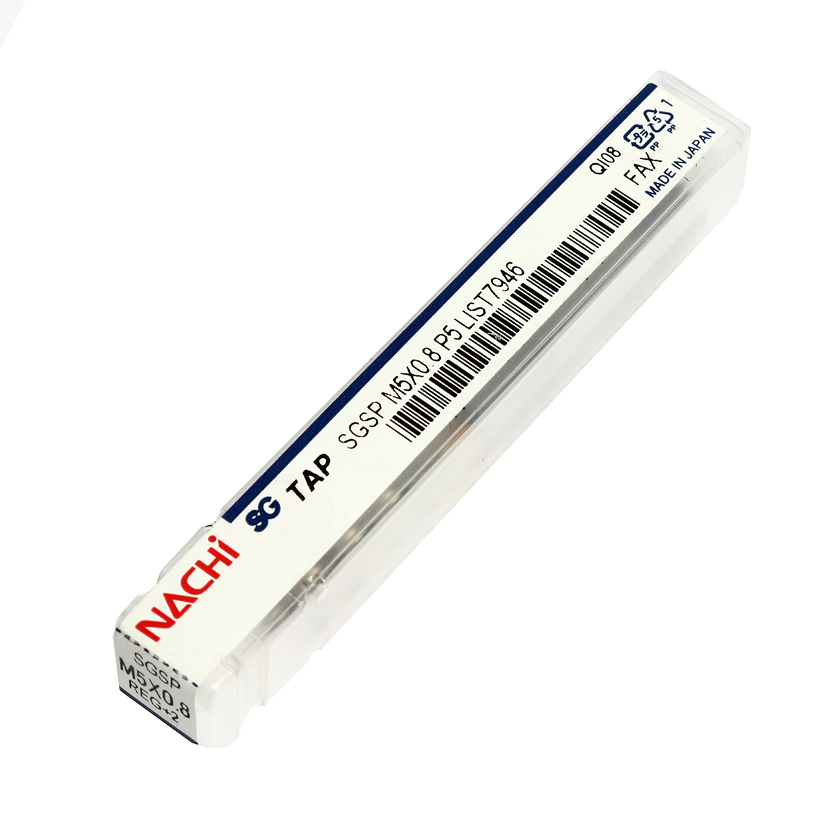 NACHI SG Spiral Flute Tap L7946_M5X0.8 R+2 Model NA7946_050X0080X02 photo 4