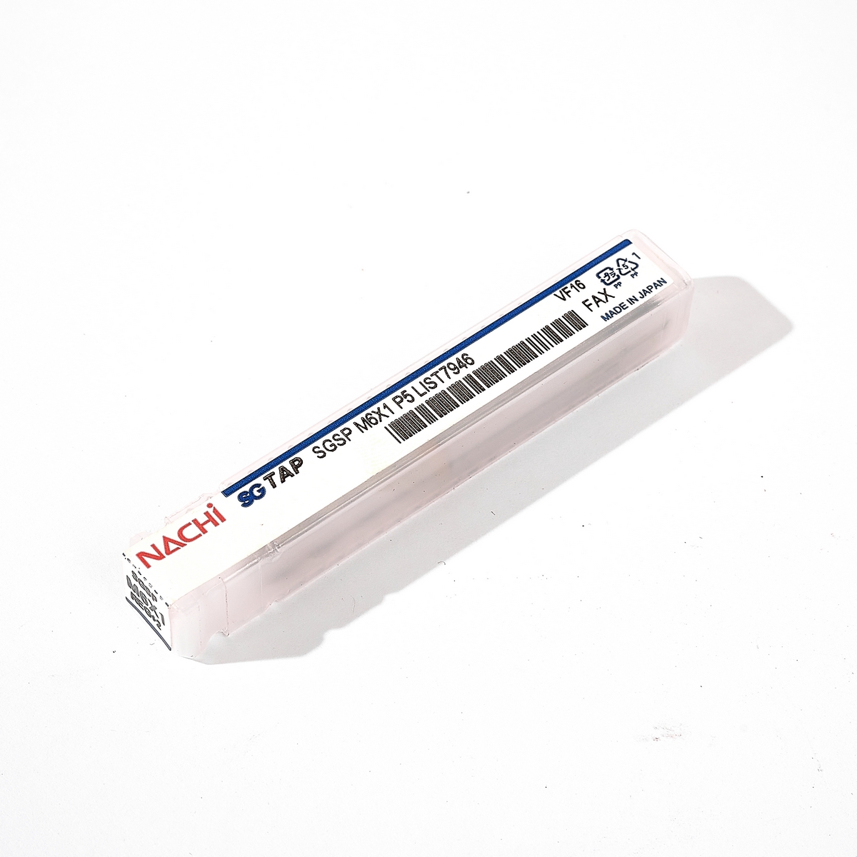 ดอกต๊าปร่องเกลียว SG L7946_M6X1 R+1 NACHI รุ่น NA7946_060X0100X01 รูปที่ 5