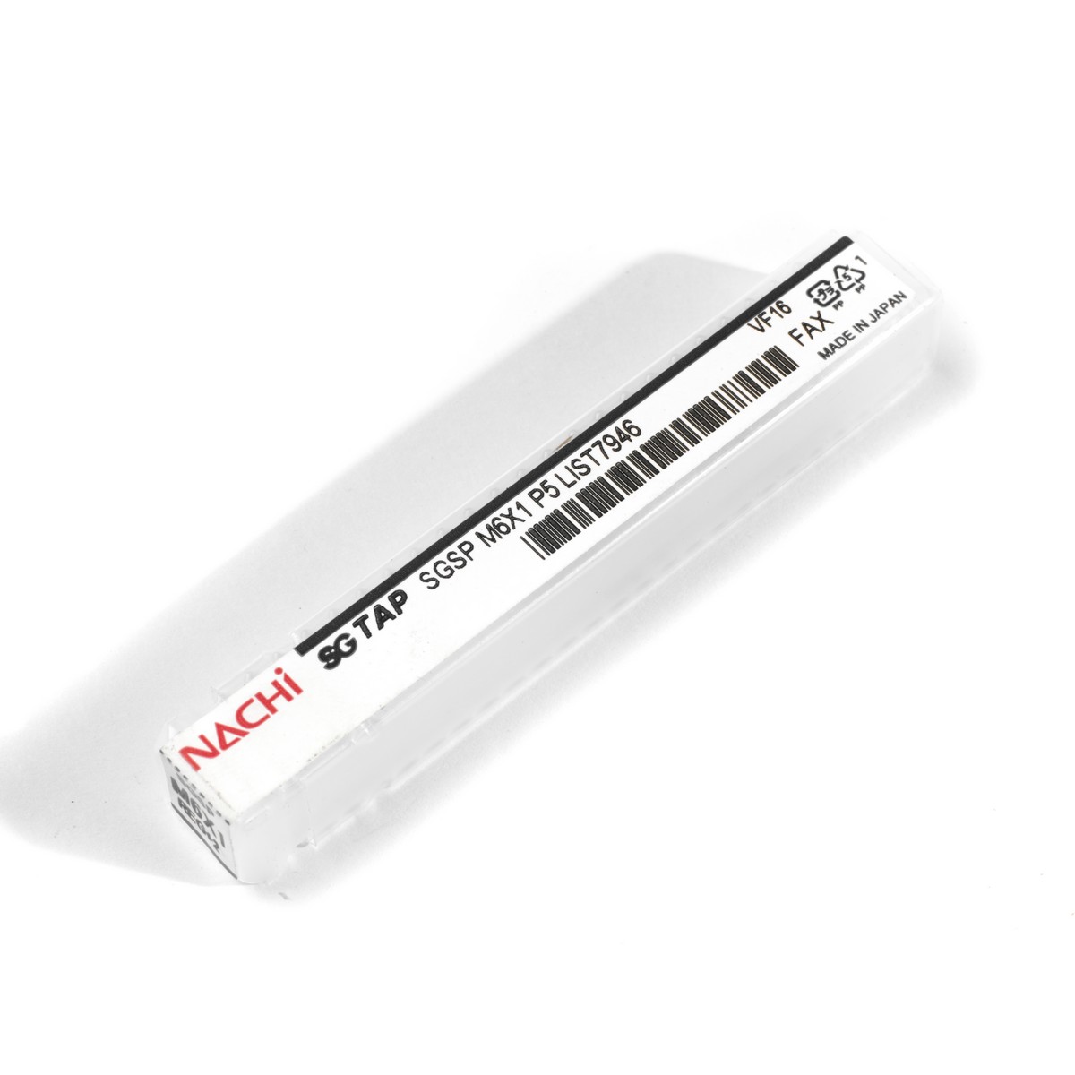 ดอกต๊าปร่องเกลียว SG L7946_M6X1 R+2 NACHI รุ่น NA7946_060X0100X02 รูปที่ 5