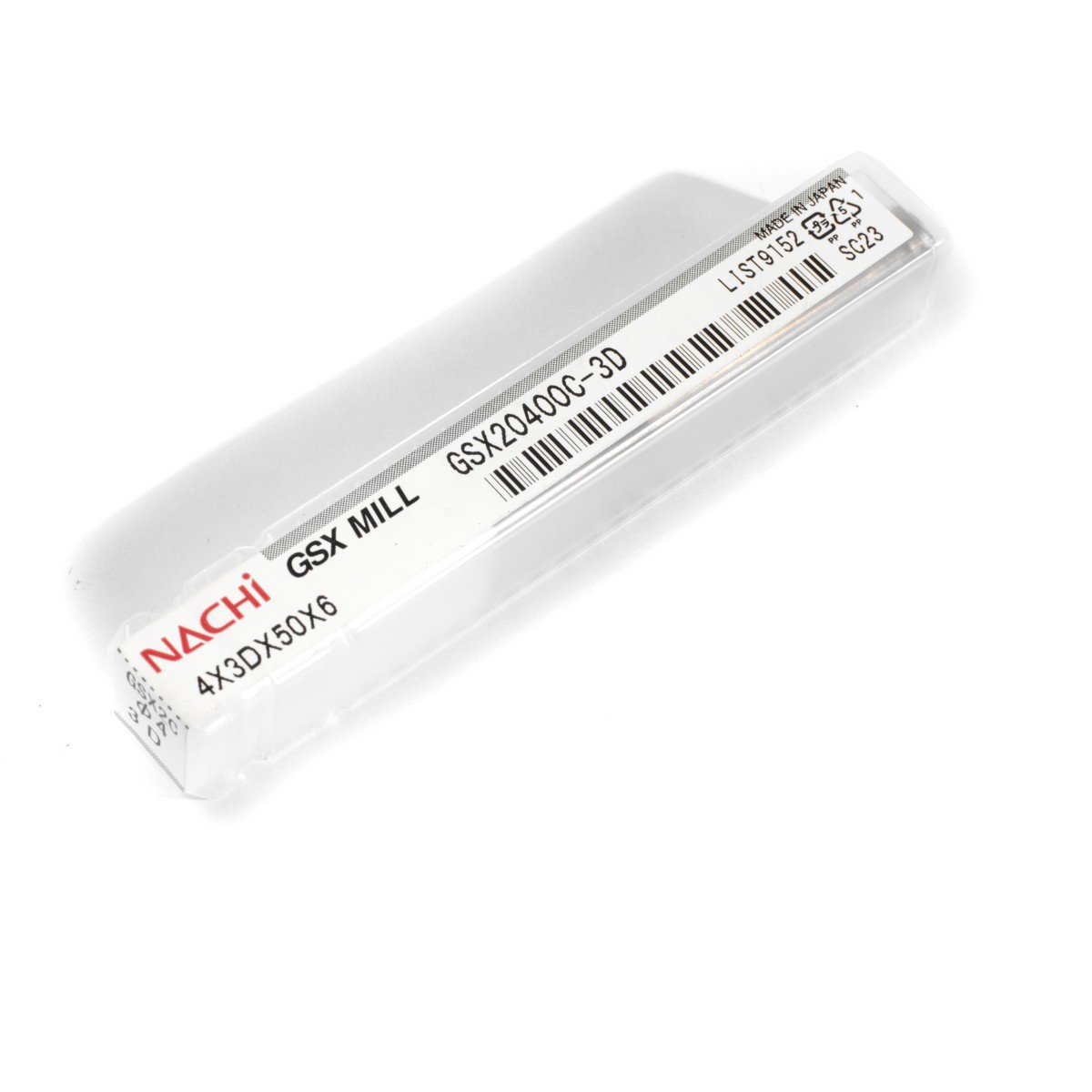 ดอกเอ็นมิลล์ GSX MILL TWO FLUTES 3D ขนาด 4.0 มม. L9152 NACHI รุ่น NA9152_0400 รูปที่ 5