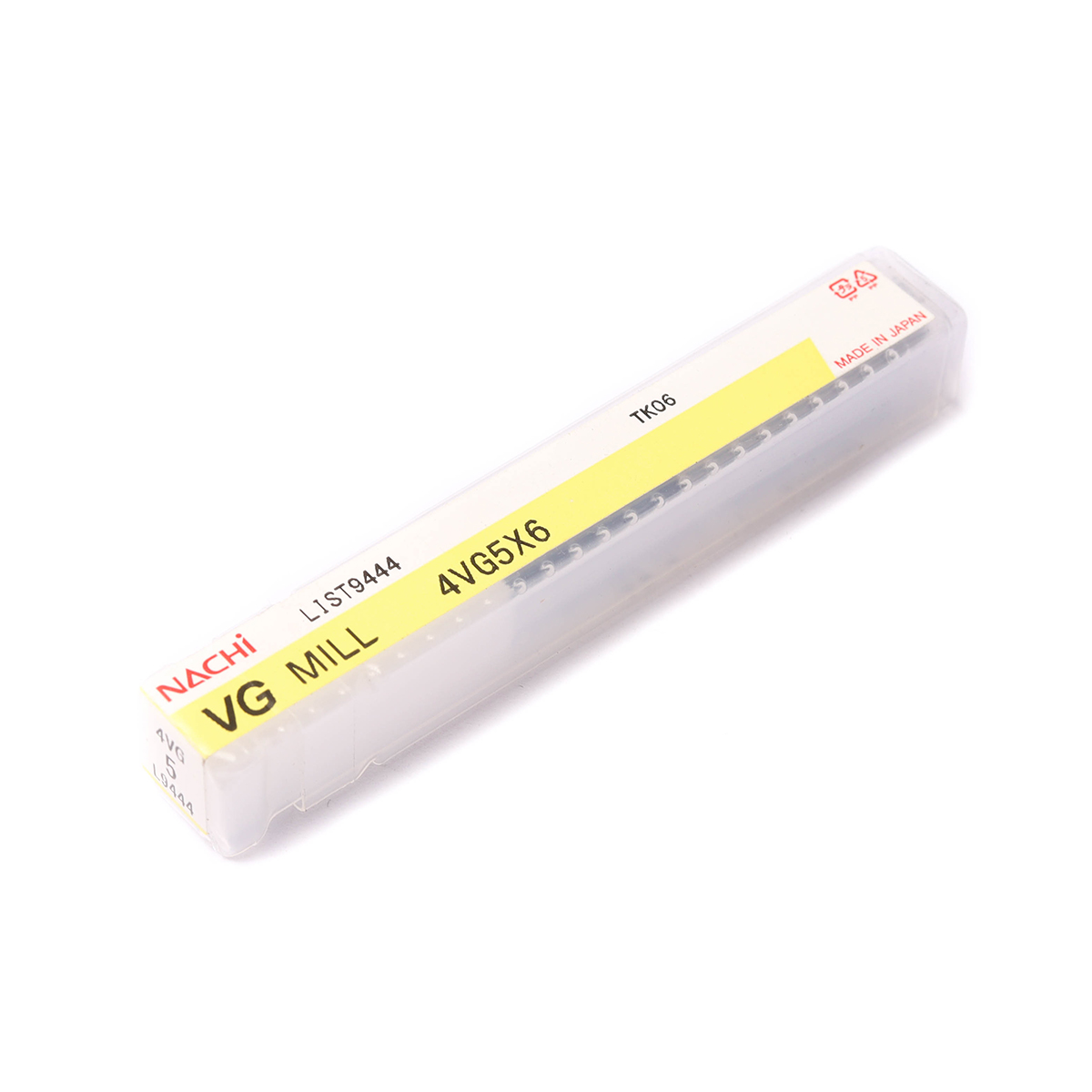 ดอกเอ็นมิลล์เคลือบ AlCr 4 ฟัน VG MILL CARBIDE FOUR FLUTES ขนาด 5.0 มม. L9444 NACHI รุ่น NA9444_0500 รูปที่ 4