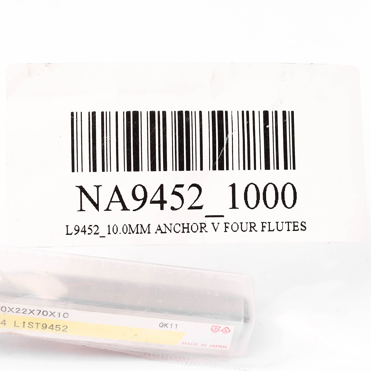 ดอกเอ็นมิลล์ ANCHOR V FOUR FLUTES ขนาด 10.0 มม. L9452 NACHI รุ่น NA9452_1000 รูปที่ 5